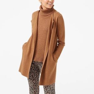 J. Crew Juliette Collarless Sweater Cardigan